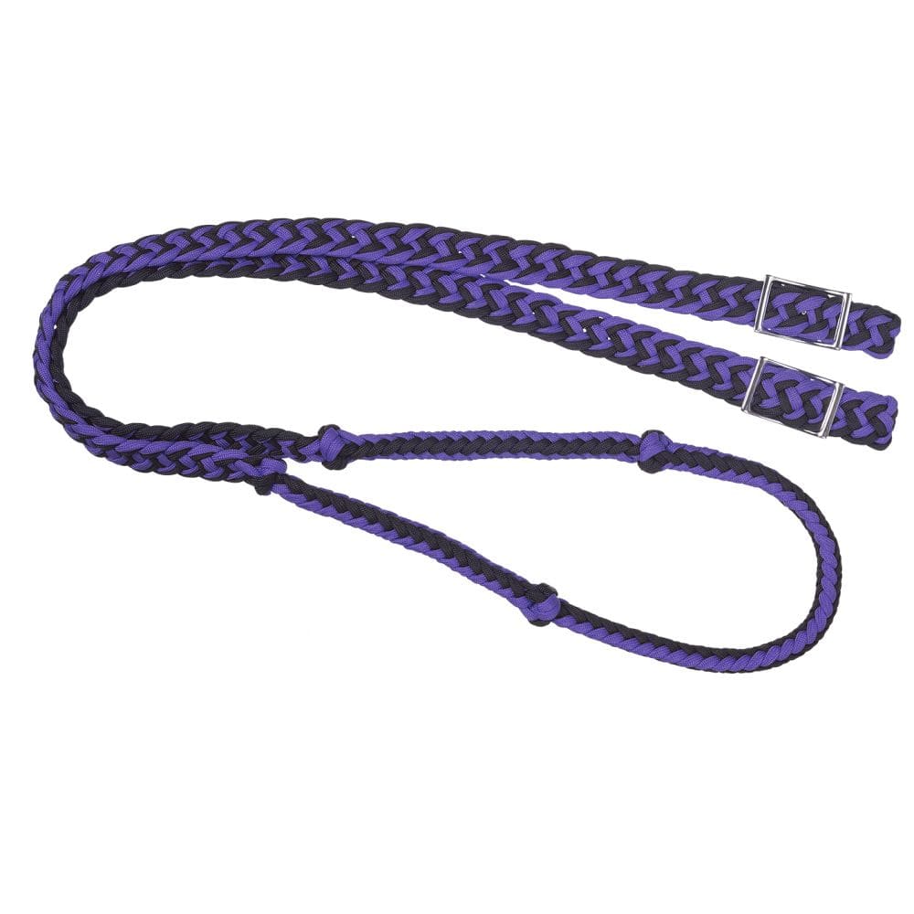 Tough1® Premium Knotted Cord Roping Reins