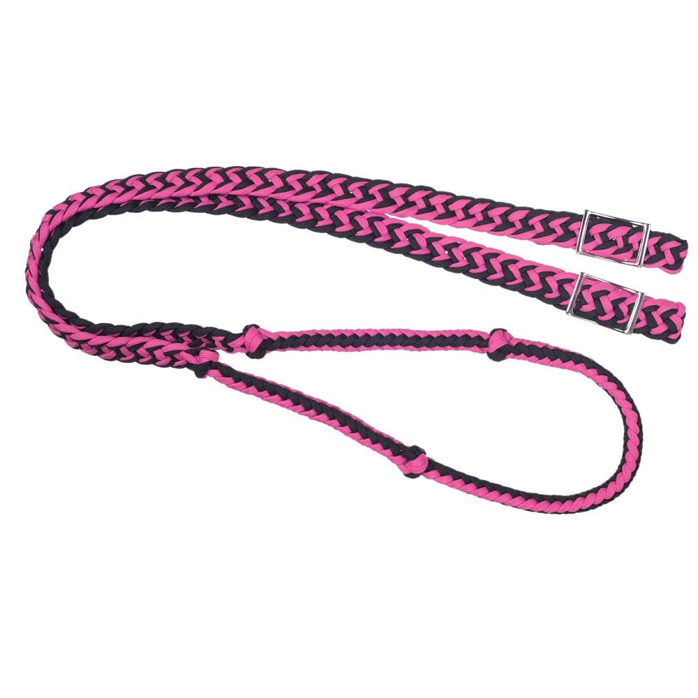 Tough1® Premium Knotted Cord Roping Reins