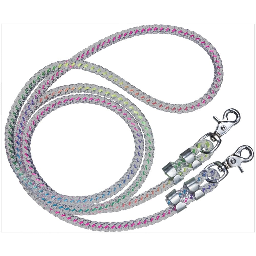 Tough1® Rainbow Core Rubber Reins