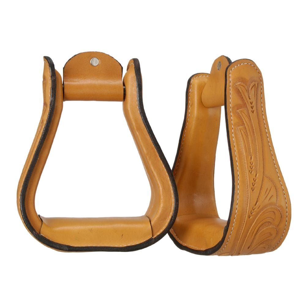 Royal King® Embossed Leather Stirrups