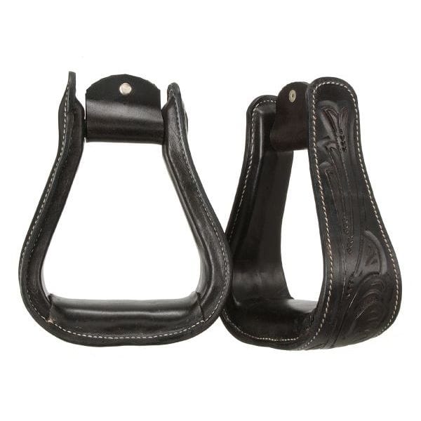 Royal King® Embossed Leather Stirrups