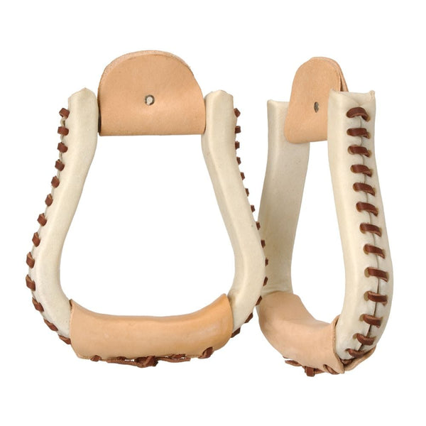 Royal King® Laced Rawhide Visalia Stirrups