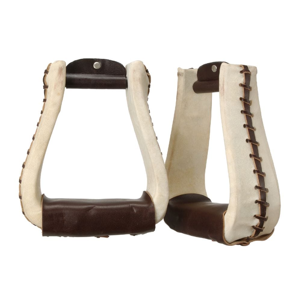 Royal King® Laced Rawhide Roper Stirrups