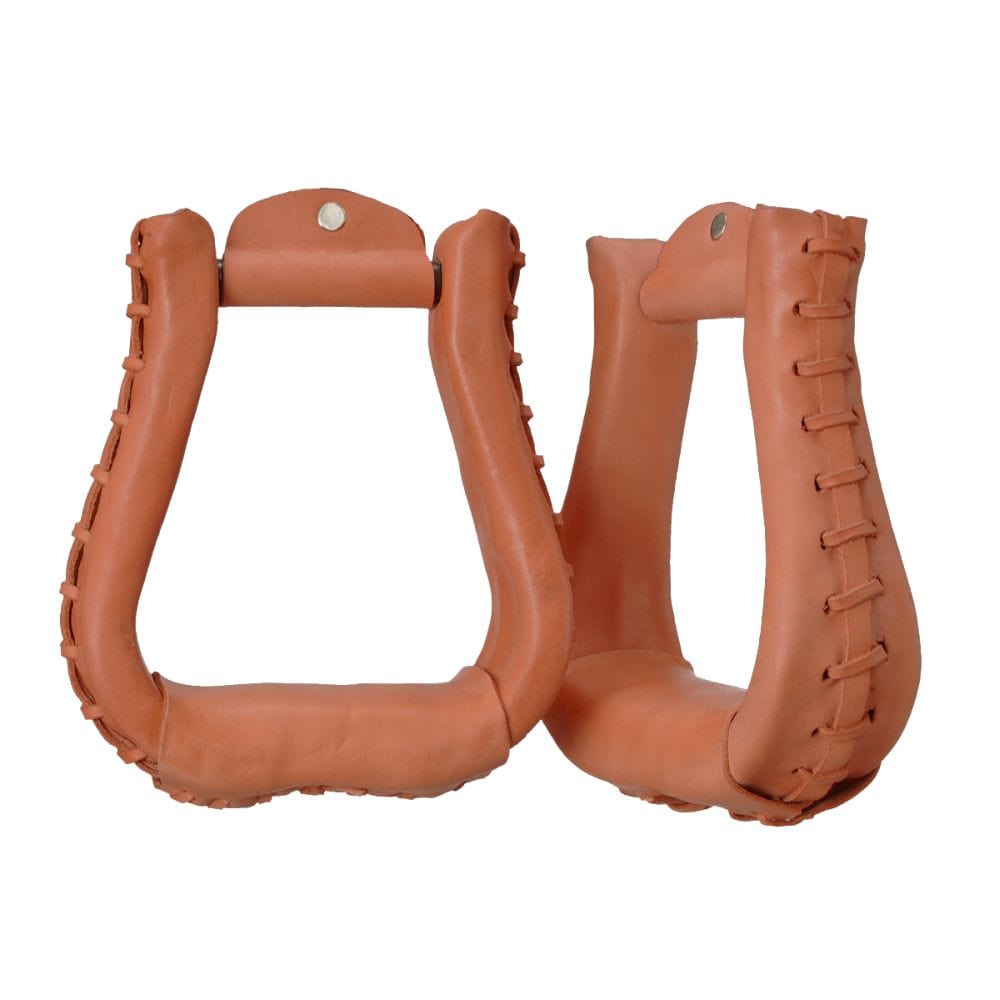 Tough1® Leather Bell Stirrups