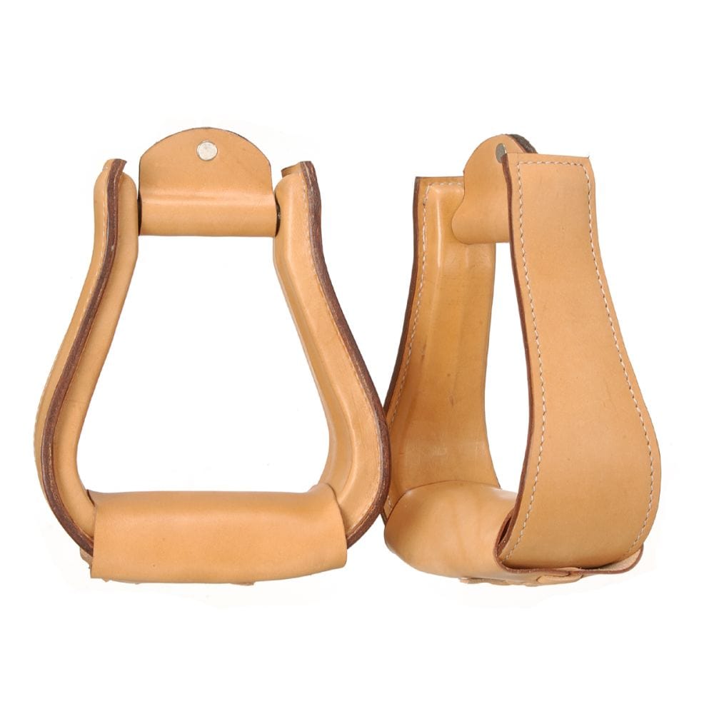 Tough1® Leather Covered Stirrups