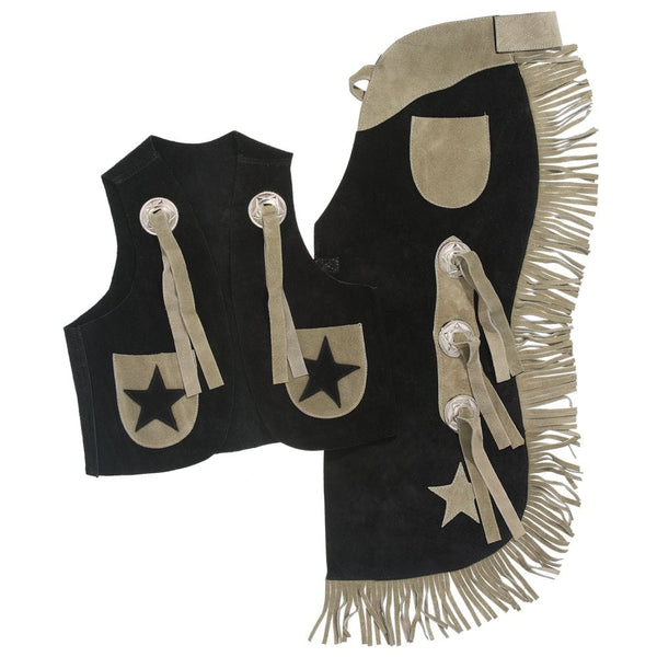 Tough1® Youth Vest & Chap Set with Stars