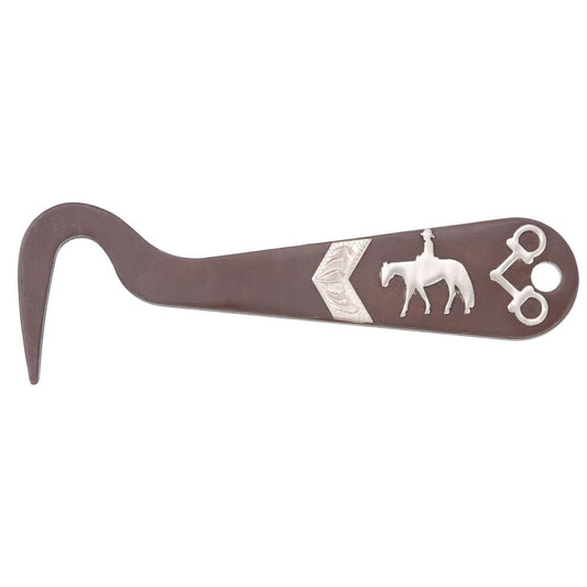 Tough1® Antique Brown Hoof Pick - Pleasure Horse & Bit