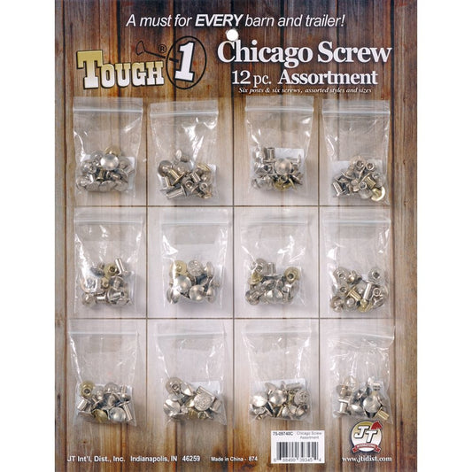 Tough1® Chicago Screw Assortment on Display Card