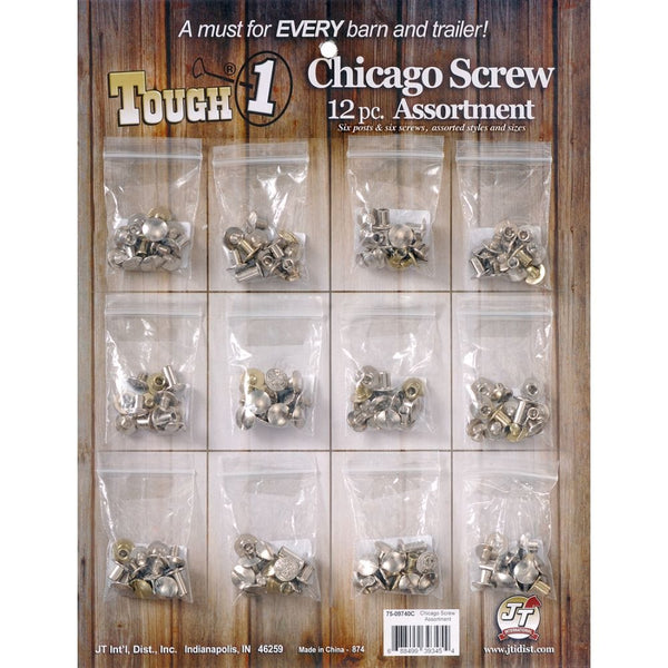 Tough1® Chicago Screw Assortment on Display Card