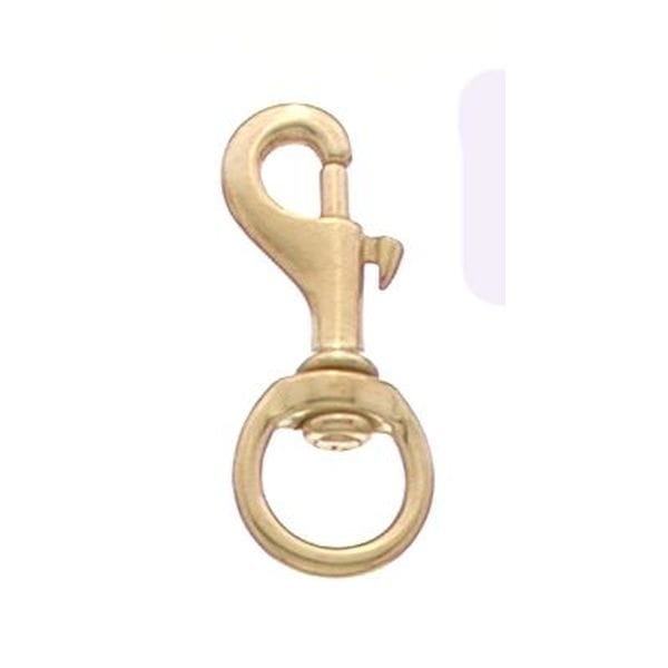 1/2" Brass-Plated Bolt Snap