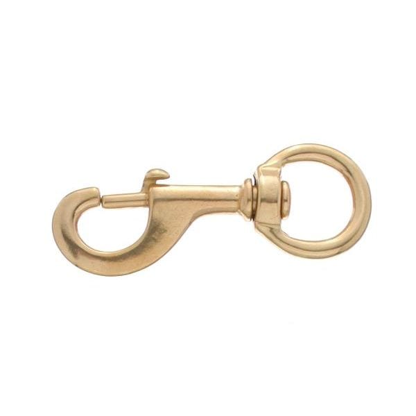 1" Brass-Plated Bolt Snap