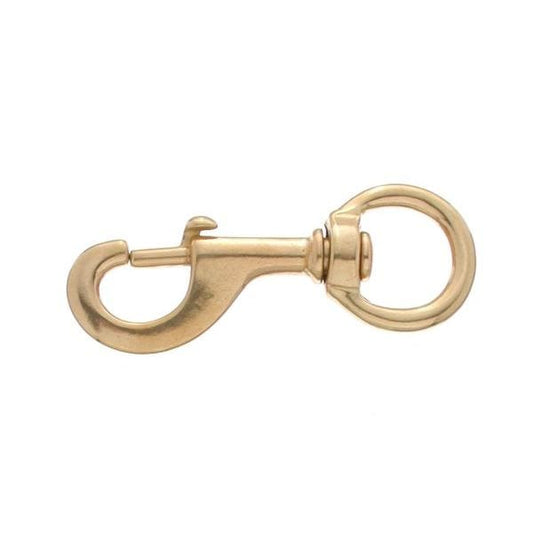 1" Brass-Plated Bolt Snap