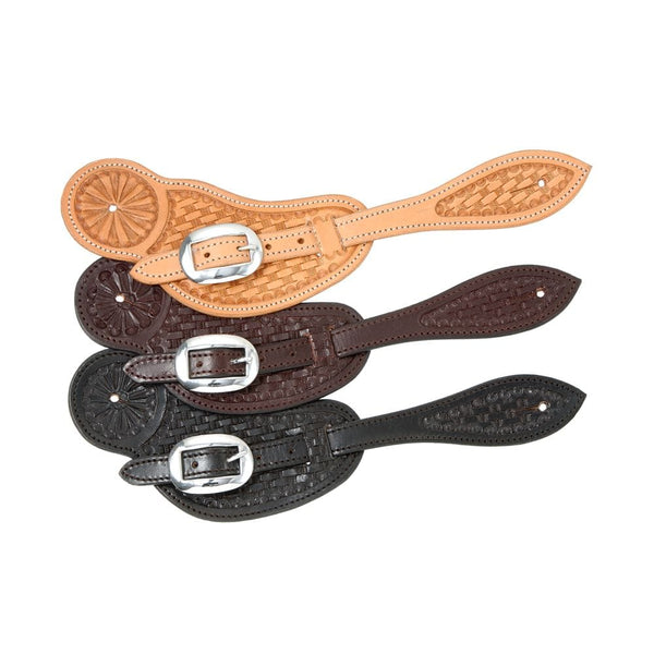 Royal King® Shaped Basketweave Spur Strap