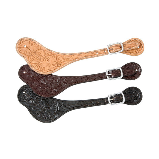 Royal King® Floral Tooled Spur Strap