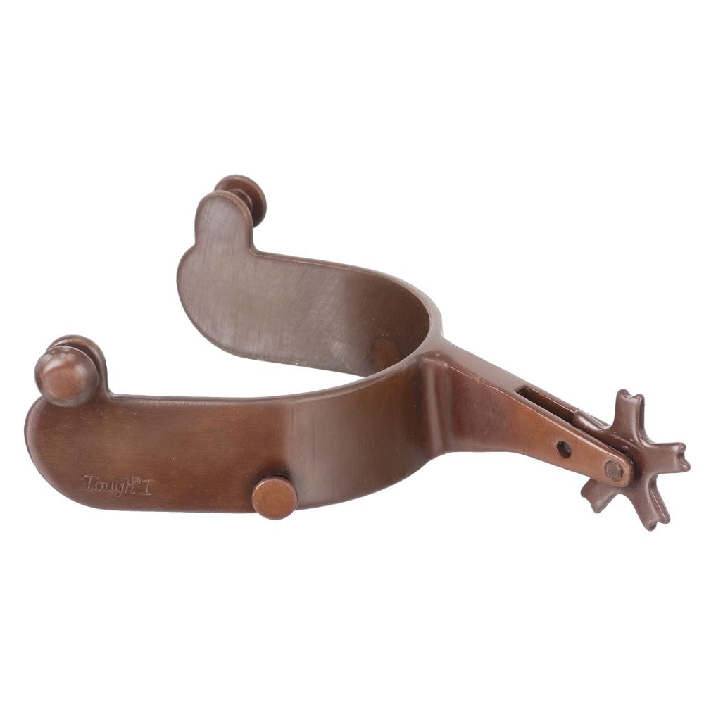 Tough1® Bull Rider Blue Steeled Rodeo Spurs