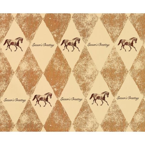 Harlequin Horses Gift Wrap