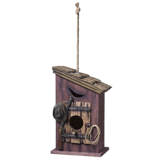 Western Outhouse Birdhouse