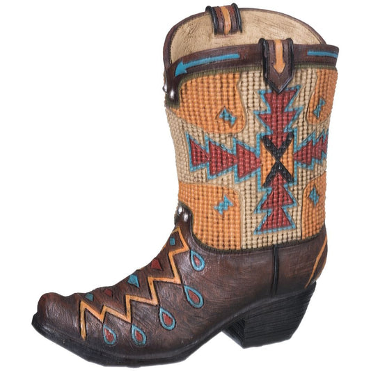 Aztec Cowboy Boot Bank