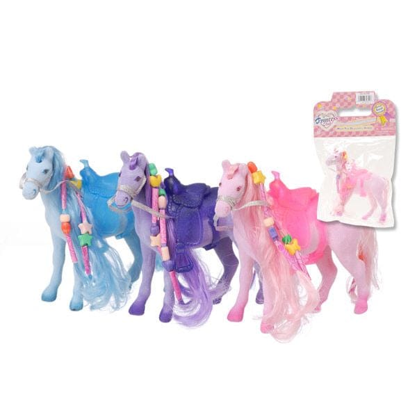 Flocked Horses - 3 Pack