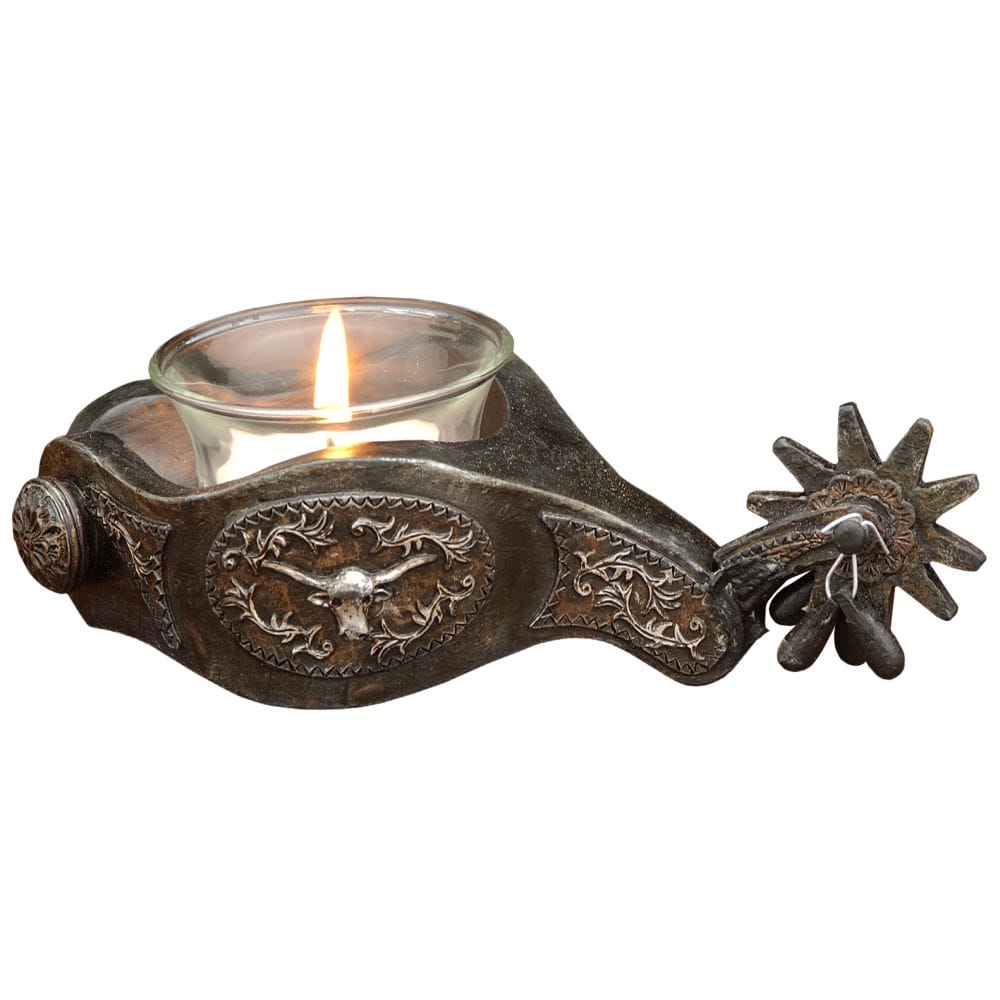 Western Spur Votive Holder