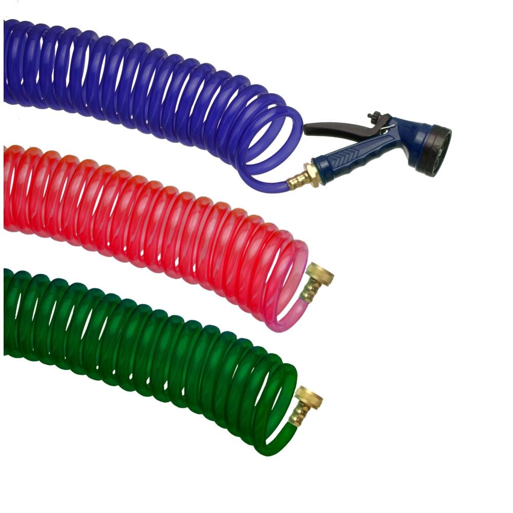 Tough1® Coil Water Hose with Nozzle