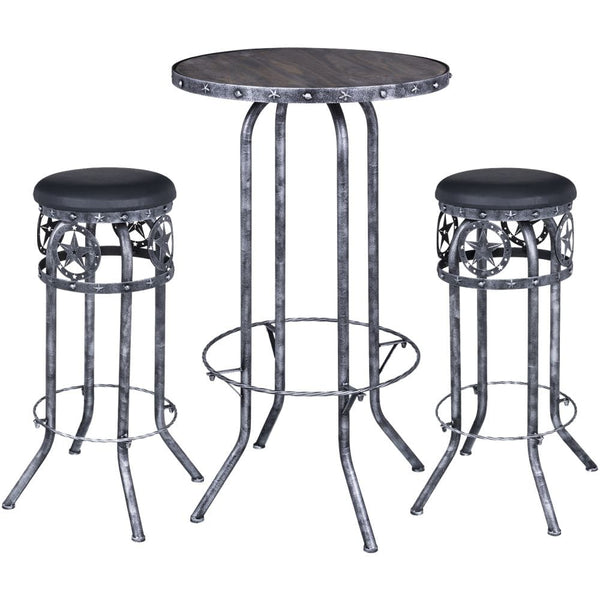 Pub Table and Stool Set