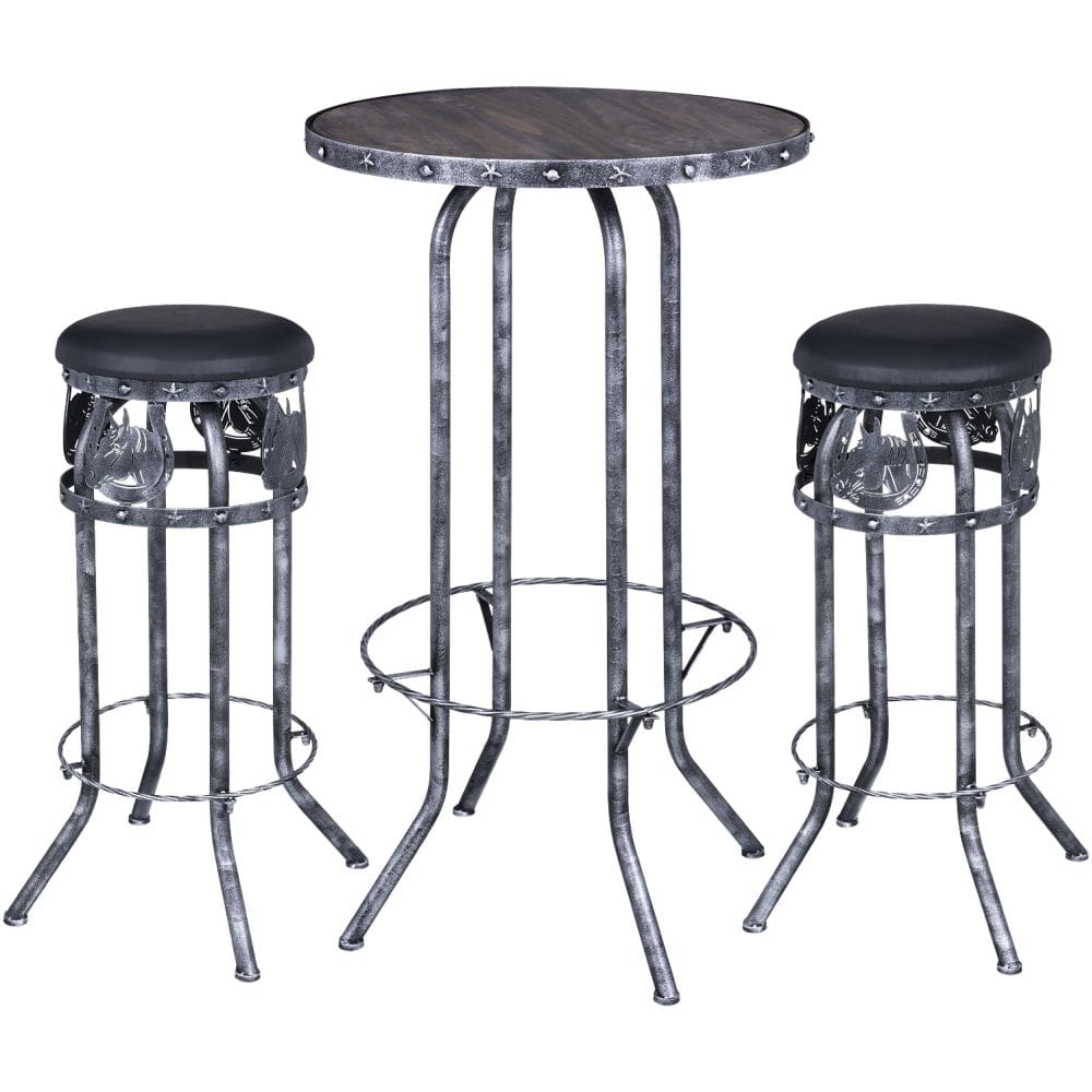 Pub Table and Stool Set