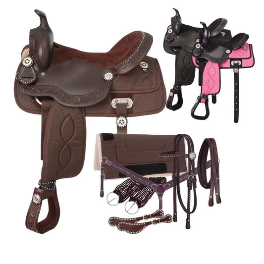 Eclipse by Tough 1 Pro Trail Saddle 7 Piece Package