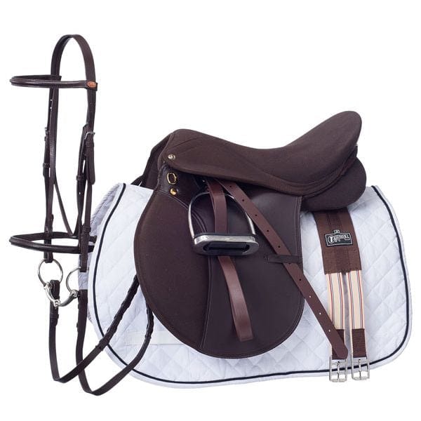 EquiRoyal Pro Am All Purpose Saddle Package Wide Tree