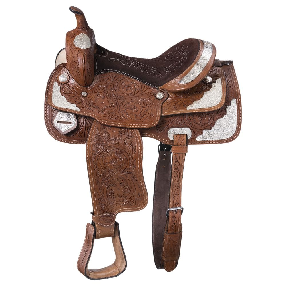 McCoy Trail Saddle with Silver Accents Package 