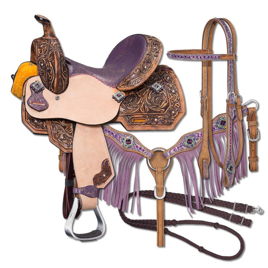 Silver Royal® Youth Sweet Pea Barrel Saddle Package