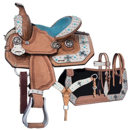 Silver Royal® Mini Desert Hope Barrel Saddle Package