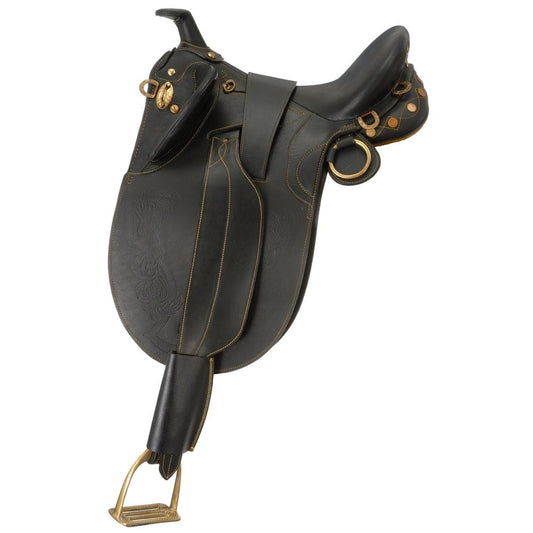 Australian Outrider Collection Stock Poley Saddle w/ Horn