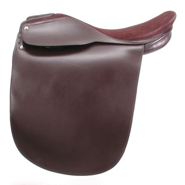 EquiRoyal Liberty Lane Fox Suede Seat Show Saddle