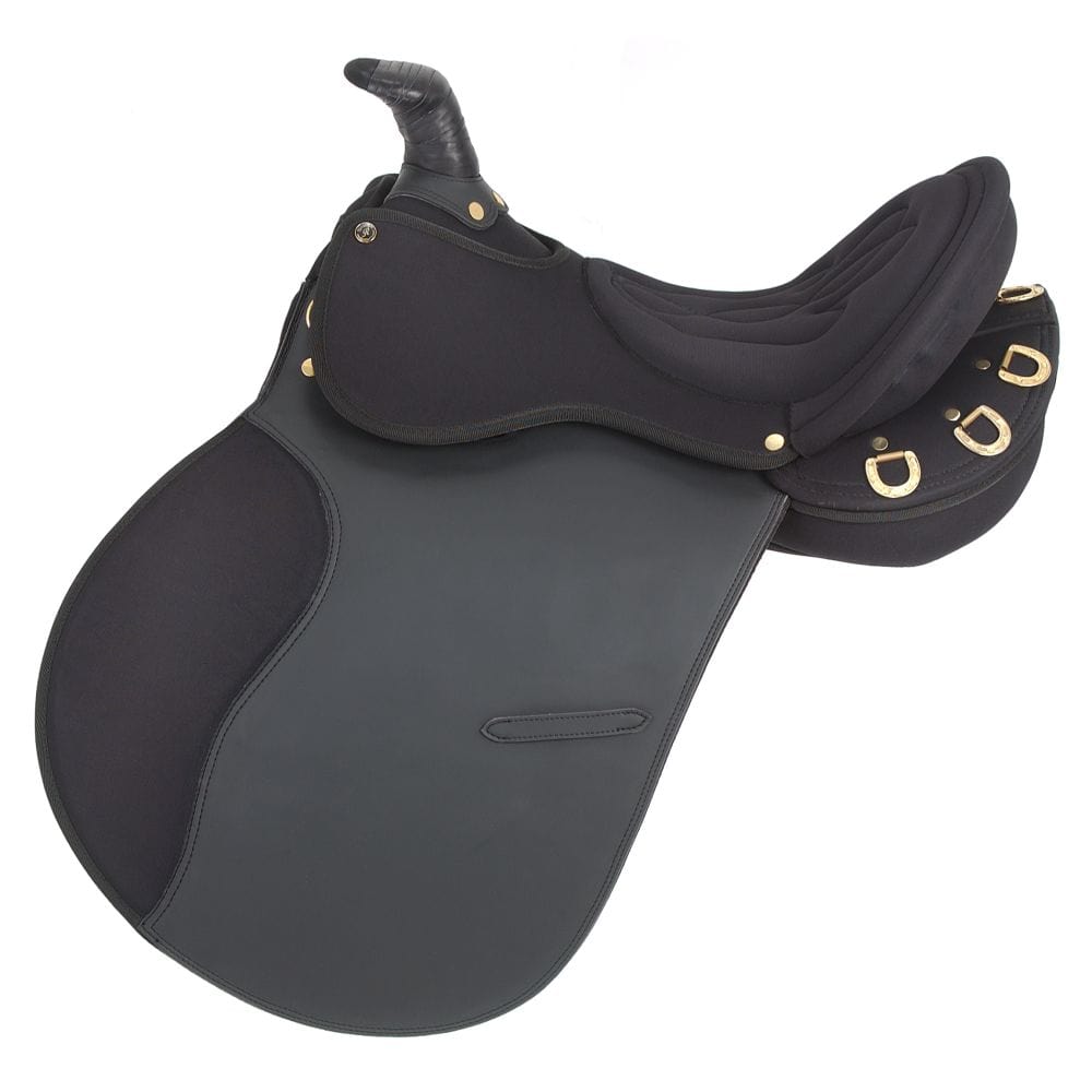 Eclipse by Tough 1 Pro Am Trail Saddle with Horn 6 Piece Package