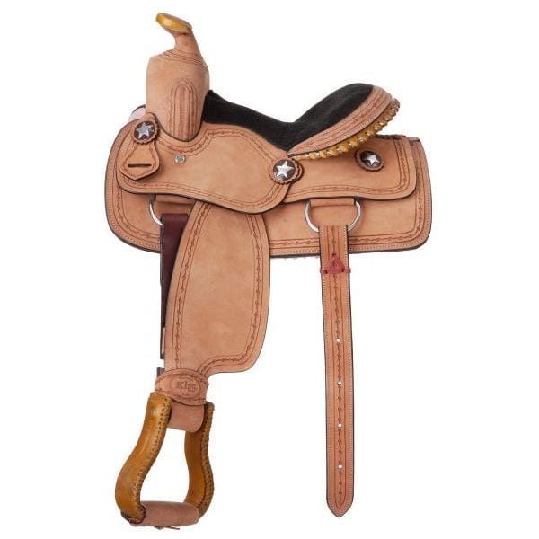 Youth Cowboy with Barbwire Tooling Saddle Package