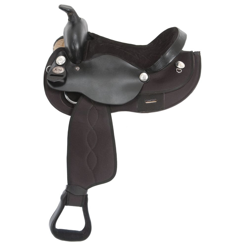 Eclipse by Tough 1 Round Skirt Trail Saddle  5 Piece Package