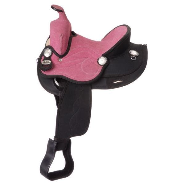 King Series Suede Seat Synthetic Trail Saddle