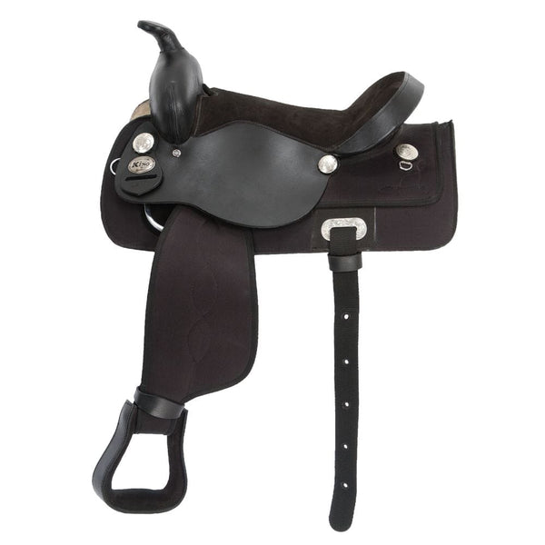 King Series Wide Seat Krypton Western Saddle