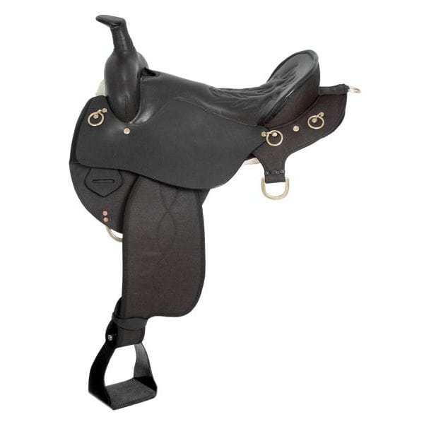 Eclipse by Tough 1 Wide Tree Endurance Saddle with Horn 5 Piece Package