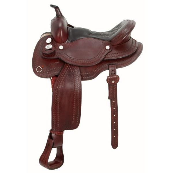 Royal King® RB Auto Adjust Flex Tree Trail Saddle Package with Round Skirt