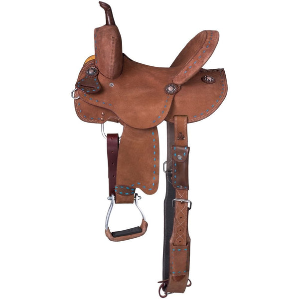 Royal King® Youth Medina Roughout Barrel Saddle