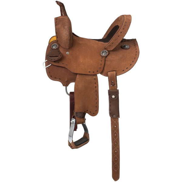 Royal King® Youth Branson Roughout Barrel Saddle