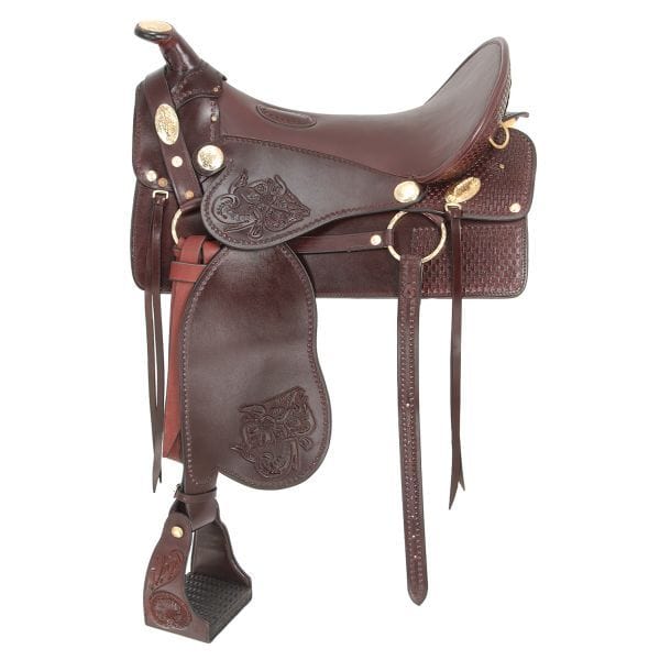 Royal King® Tooled McClellan Camp Saddle Package