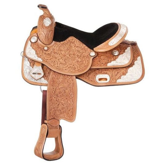 Royal King® Seven Oaks Silver Show Saddle (Wide)