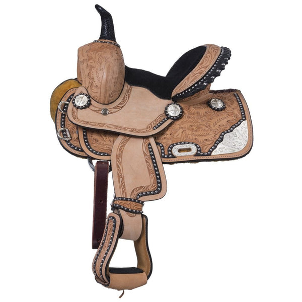 Silver Royal® Mini Burn the Breeze Barrel Saddle