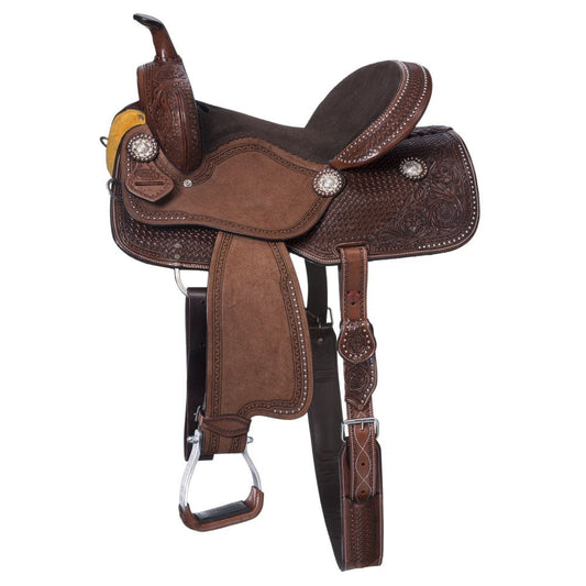 Silver Royal® Jackpot Barrel Saddle